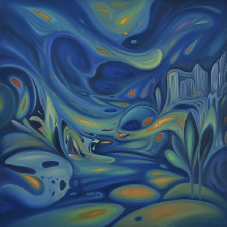 Rapture of Wings, 2026. Oil on Belgian linen by Helena Revuelta. Contemporary abstract painting.